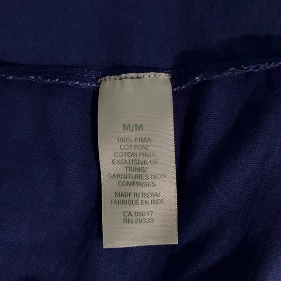 Roots Blue and White Jersey Mini Dress - Picture 4 of 7